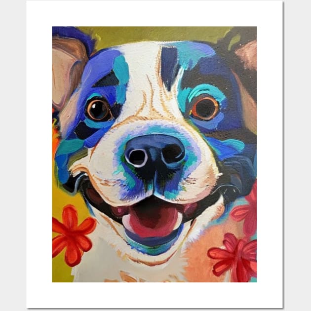 Happy dog Wall Art by meltubs76